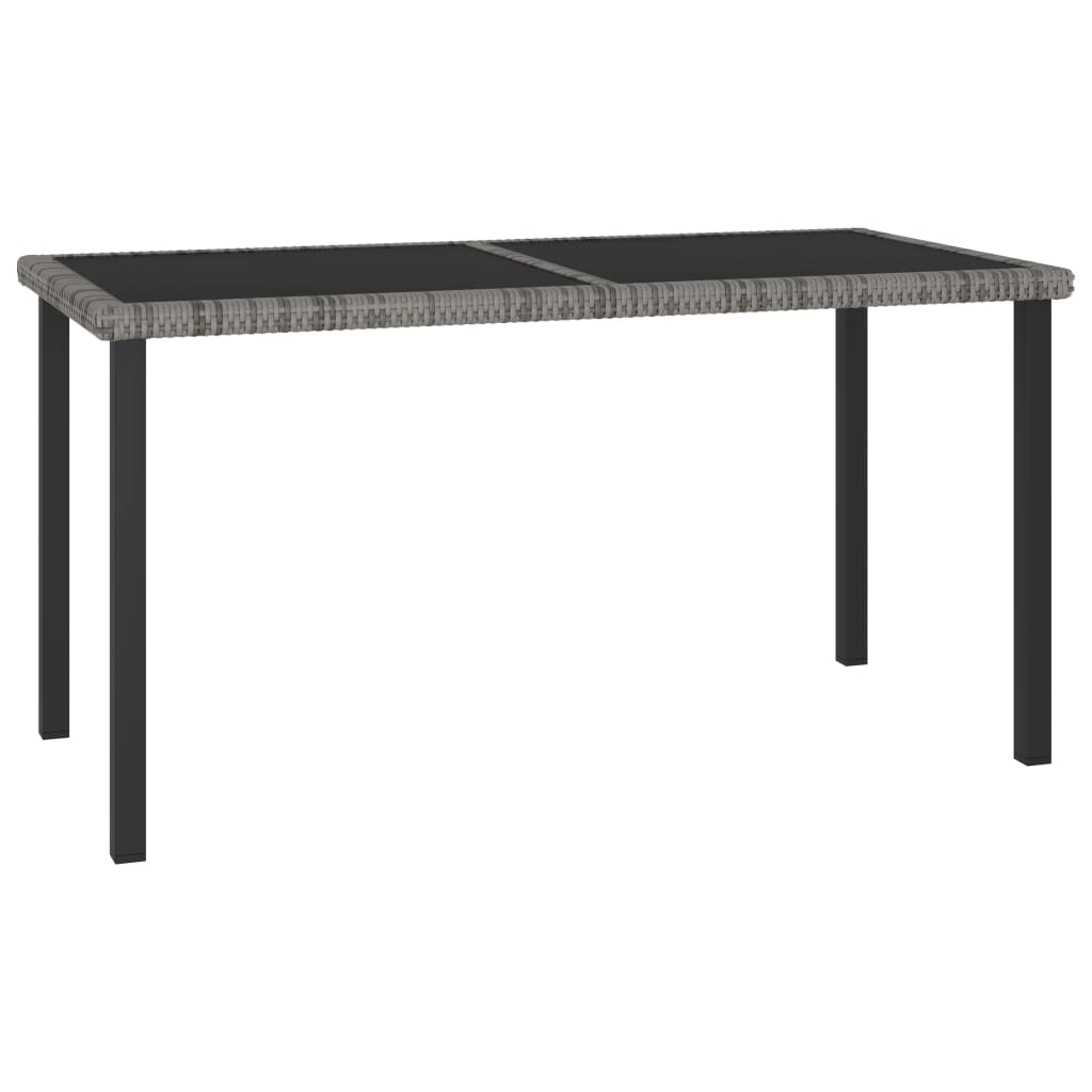 5-delige Tuinset poly rattan grijs is nu te koop bij PeponiXL, paradijselijk wonen!
