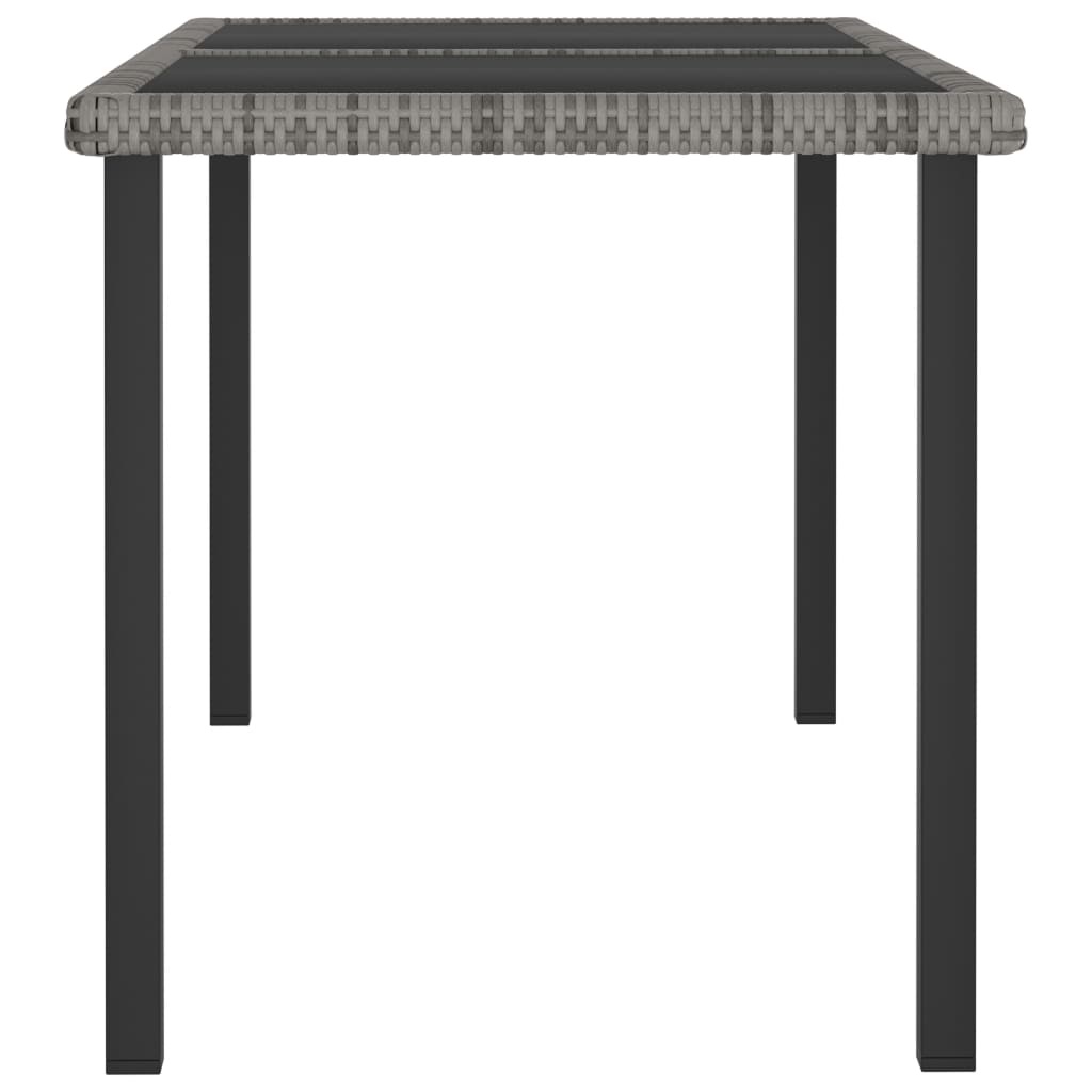 5-delige Tuinset poly rattan grijs is nu te koop bij PeponiXL, paradijselijk wonen!