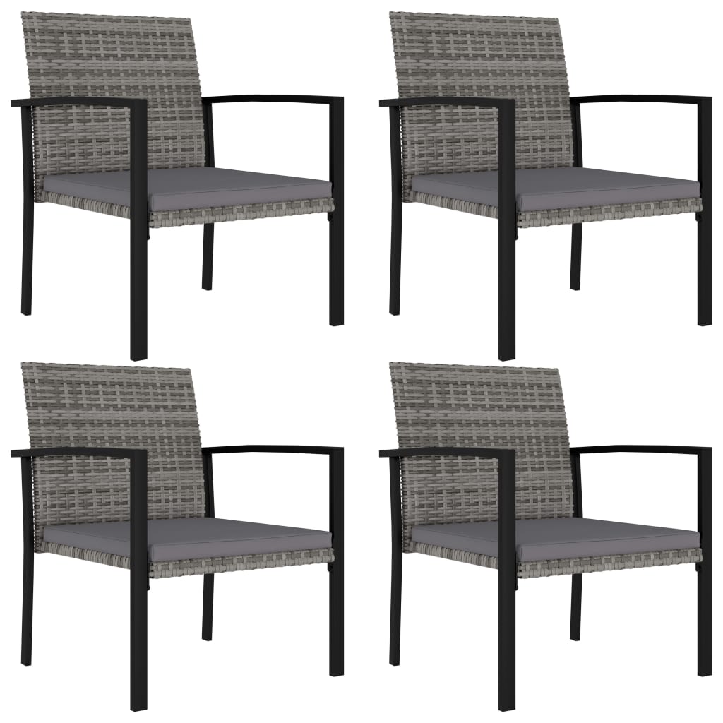 5-delige Tuinset poly rattan grijs is nu te koop bij PeponiXL, paradijselijk wonen!