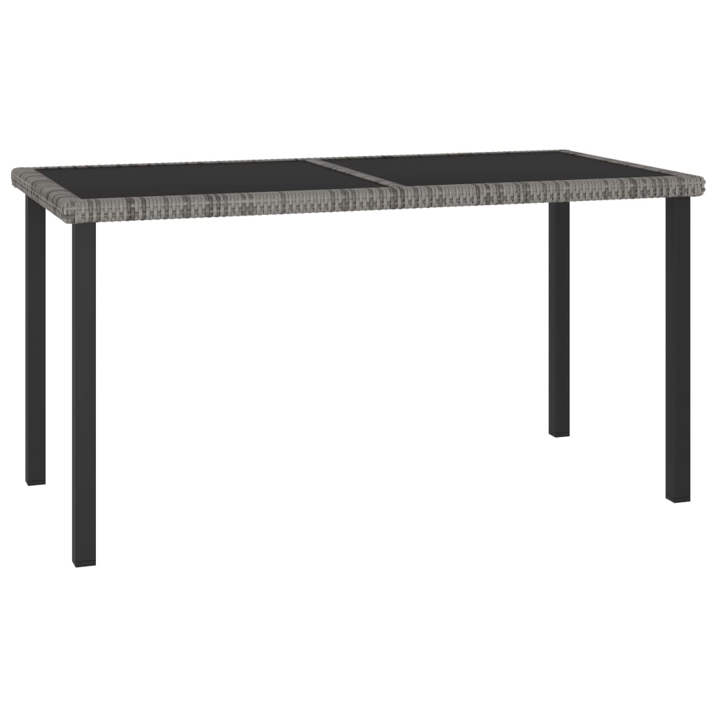 7-delige Tuinset poly rattan grijs is nu te koop bij PeponiXL, paradijselijk wonen!
