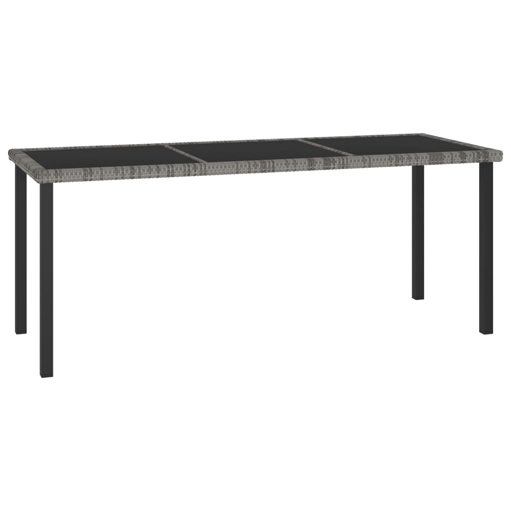 7-delige Tuinset poly rattan grijs is nu te koop bij PeponiXL, paradijselijk wonen!