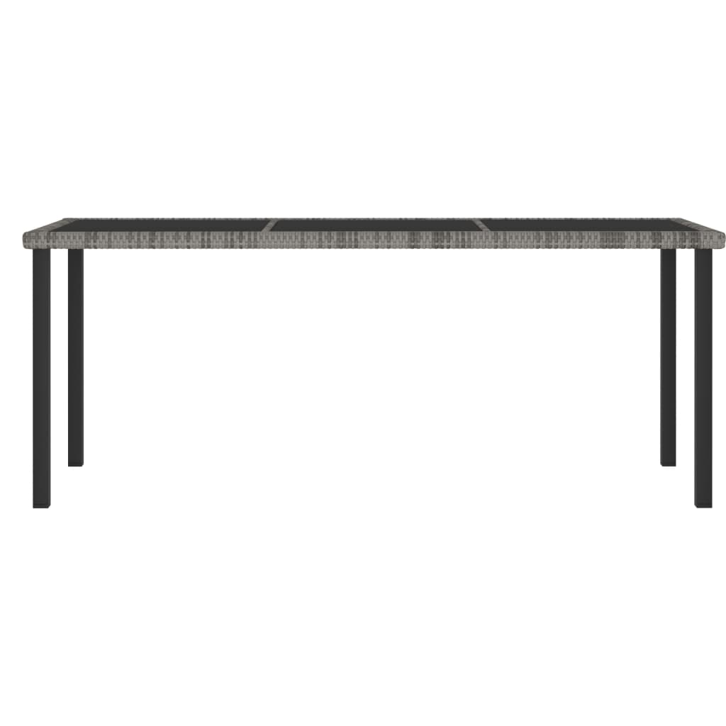 7-delige Tuinset poly rattan grijs is nu te koop bij PeponiXL, paradijselijk wonen!