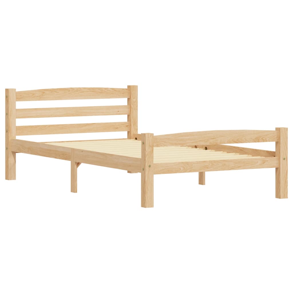 Bedframe massief grenenhout 100x200 cm is nu te koop bij PeponiXL, paradijselijk wonen!