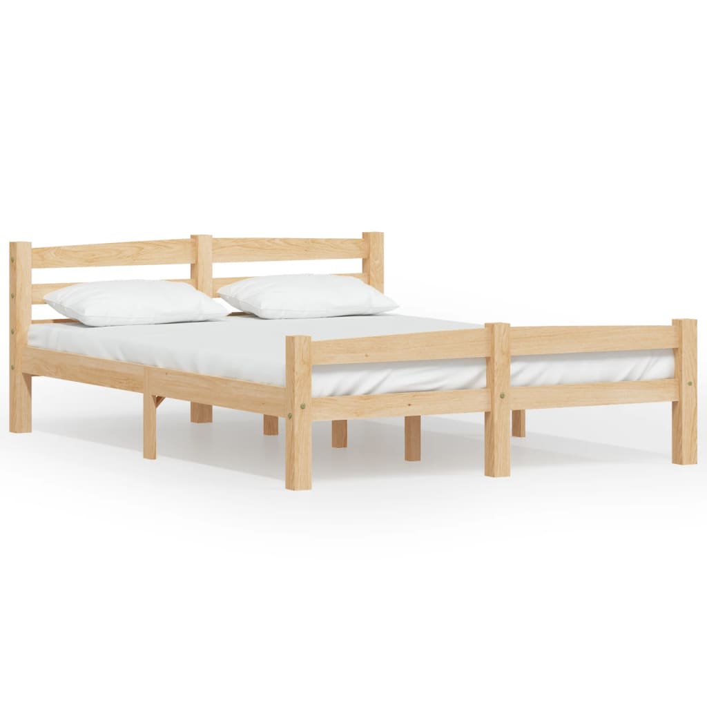 Bedframe massief grenenhout 120x200 cm is nu te koop bij PeponiXL, paradijselijk wonen!