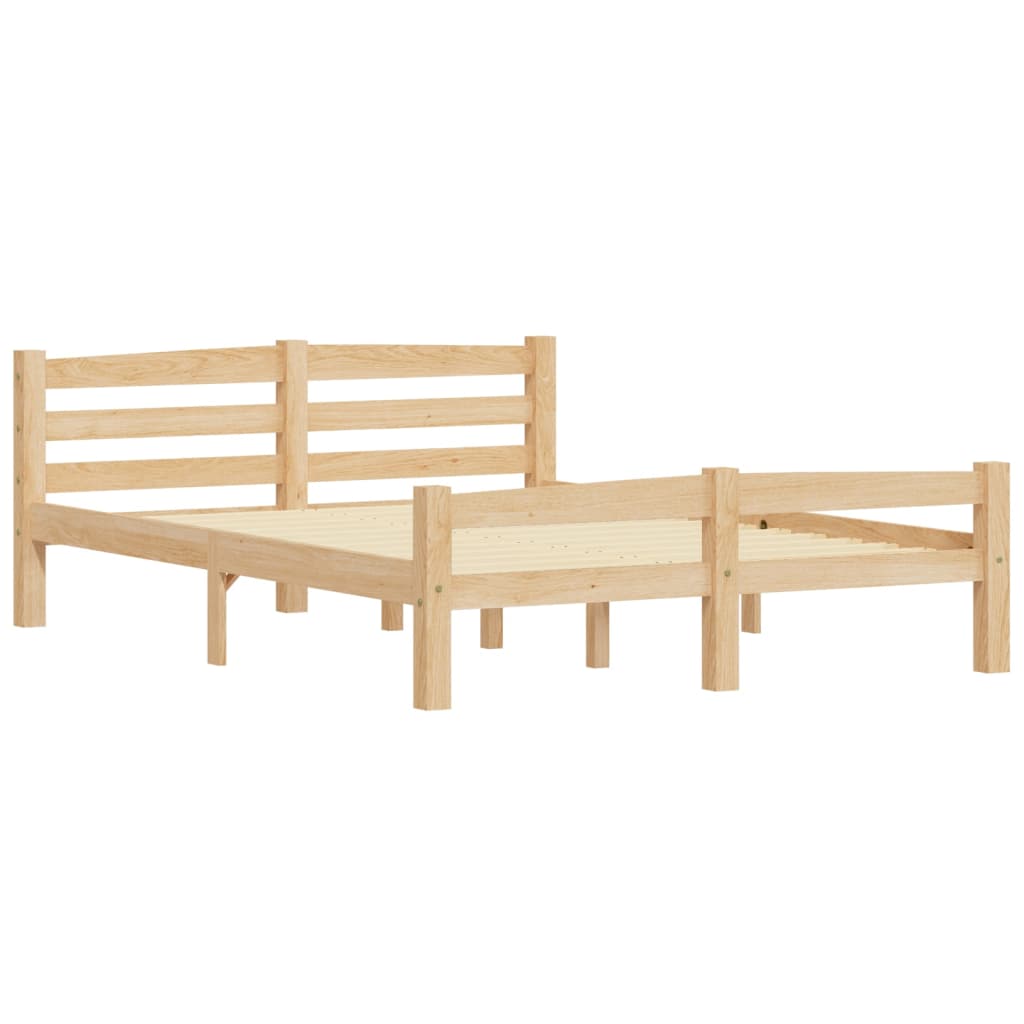 Bedframe massief grenenhout 140x200 cm is nu te koop bij PeponiXL, paradijselijk wonen!