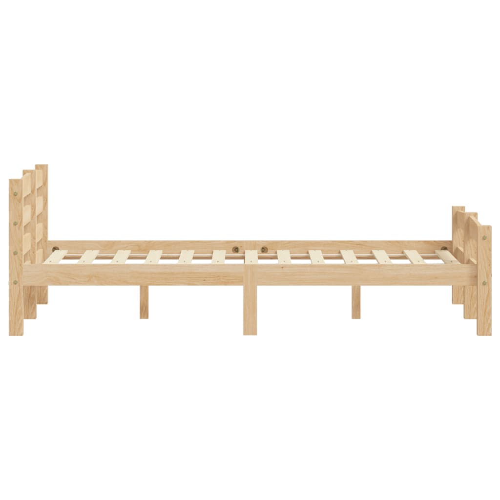 Bedframe massief grenenhout 140x200 cm is nu te koop bij PeponiXL, paradijselijk wonen!