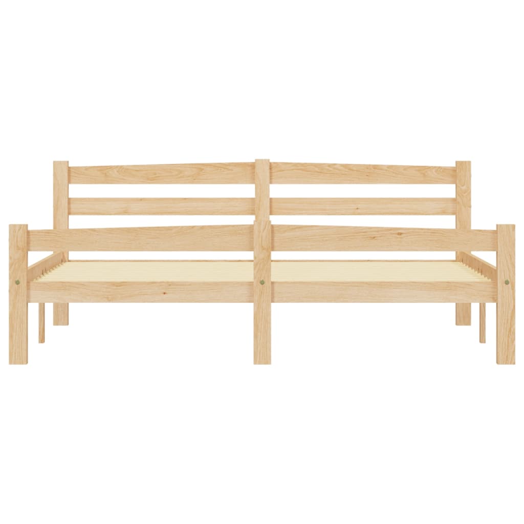 Bedframe massief grenenhout 160x200 cm is nu te koop bij PeponiXL, paradijselijk wonen!