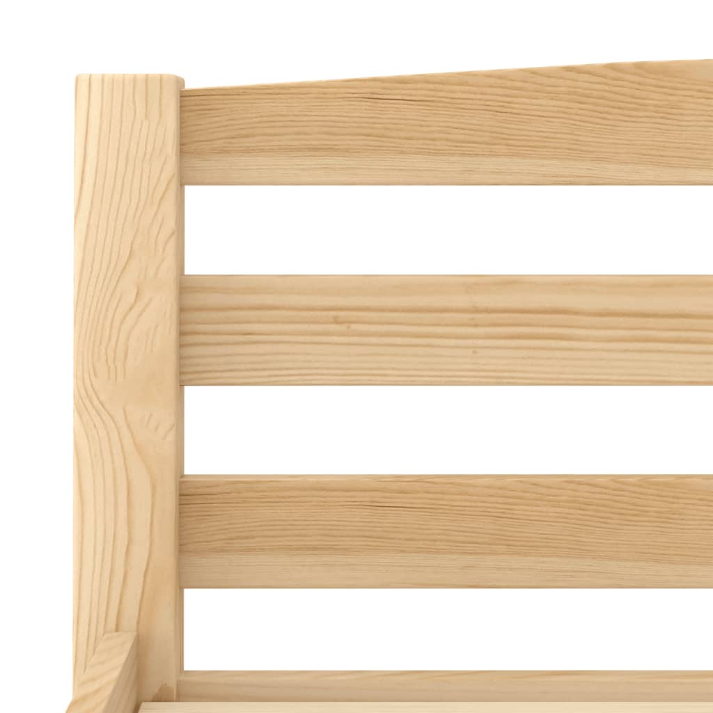 Bedframe massief grenenhout 200x200 cm is nu te koop bij PeponiXL, paradijselijk wonen!