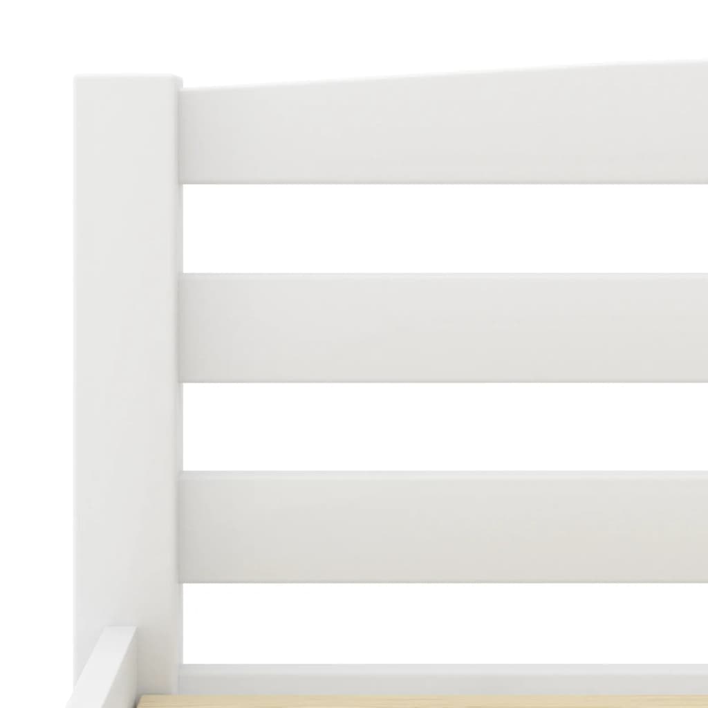 Bedframe massief grenenhout wit 180x200 cm is nu te koop bij PeponiXL, paradijselijk wonen!