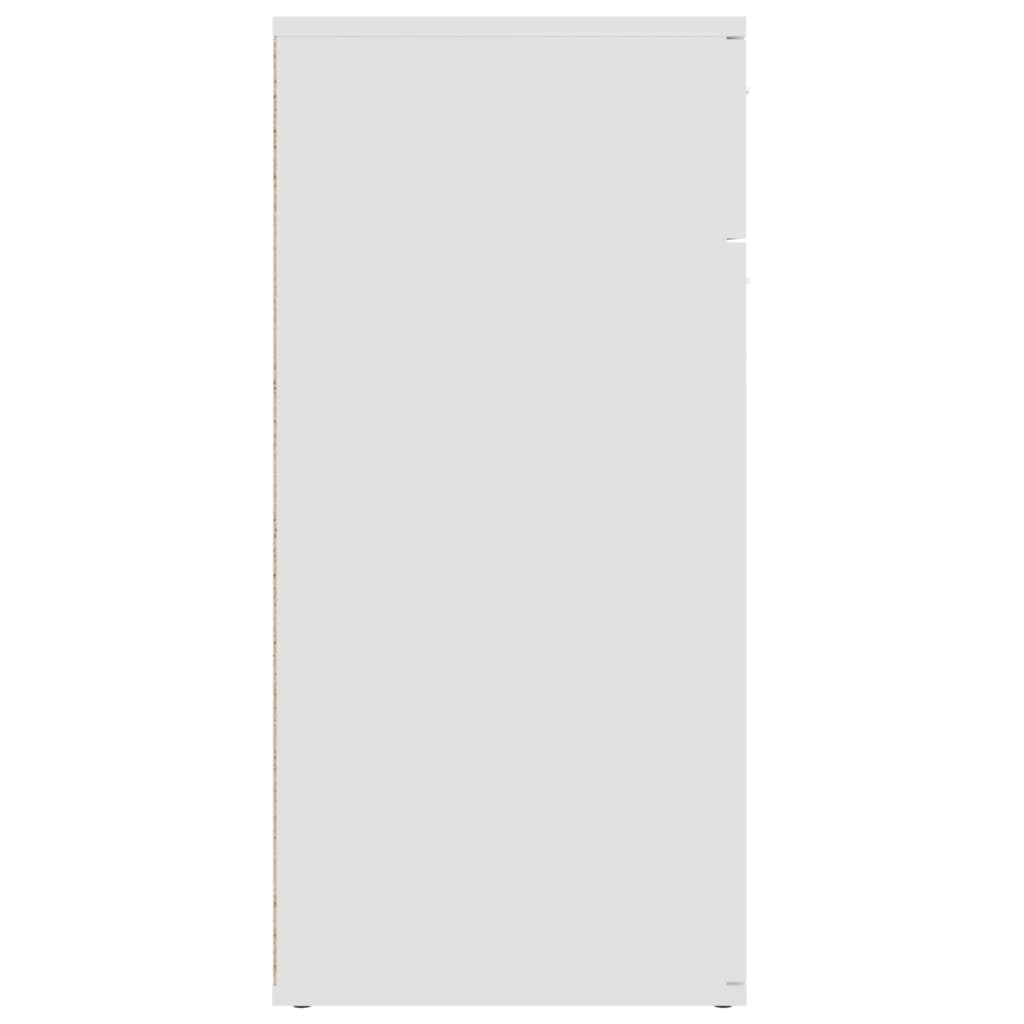 Dressoir 80x36x75 cm bewerkt hout wit is nu te koop bij PeponiXL, paradijselijk wonen!