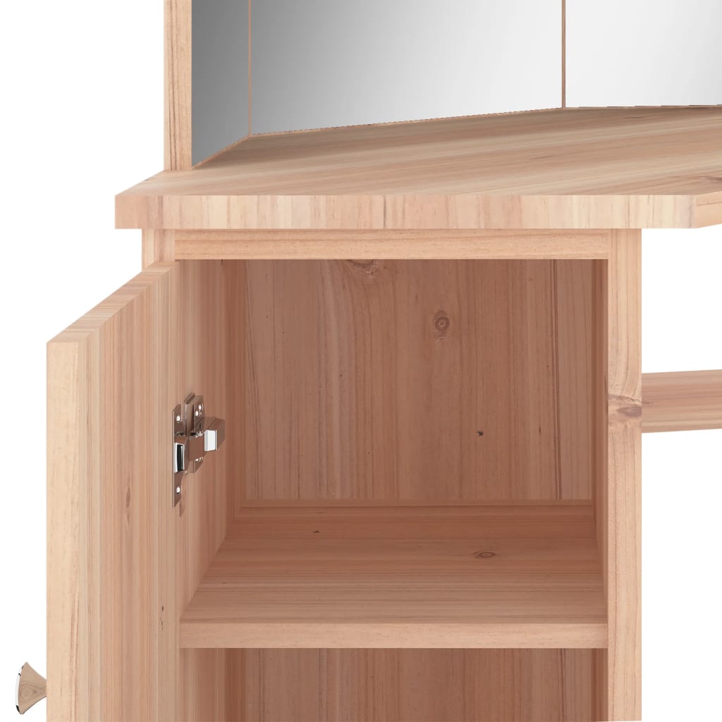 Hoekkaptafel met LED 111x54x141,5 cm eikenkleurig is nu te koop bij PeponiXL, paradijselijk wonen!