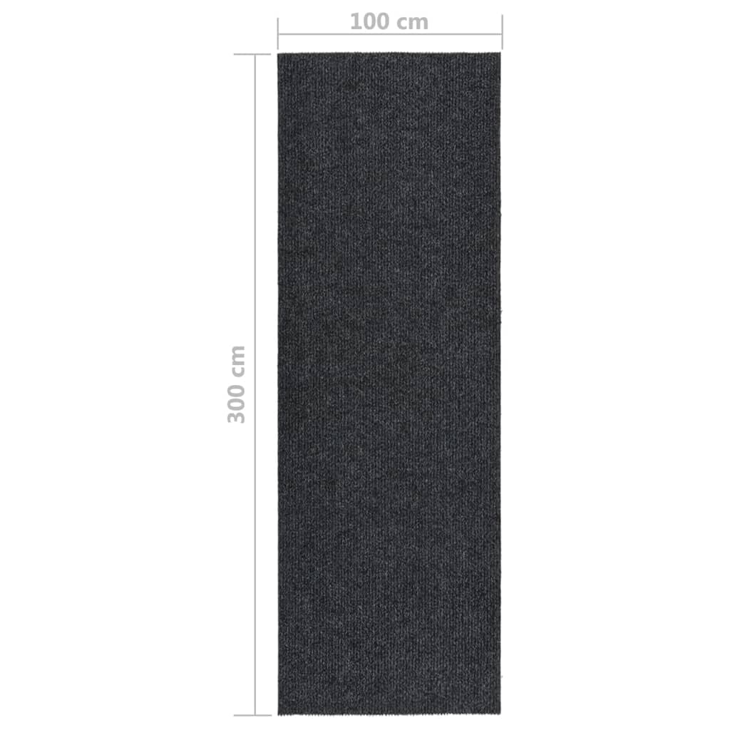 Droogloopmat 100x300 cm antracietkleurig is nu te koop bij PeponiXL, paradijselijk wonen!