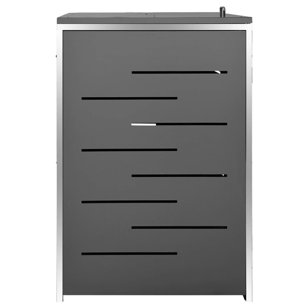 Containerberging vierdubbel 276,5x77,5x112,5 cm roestvrij staal is nu te koop bij PeponiXL, paradijselijk wonen!