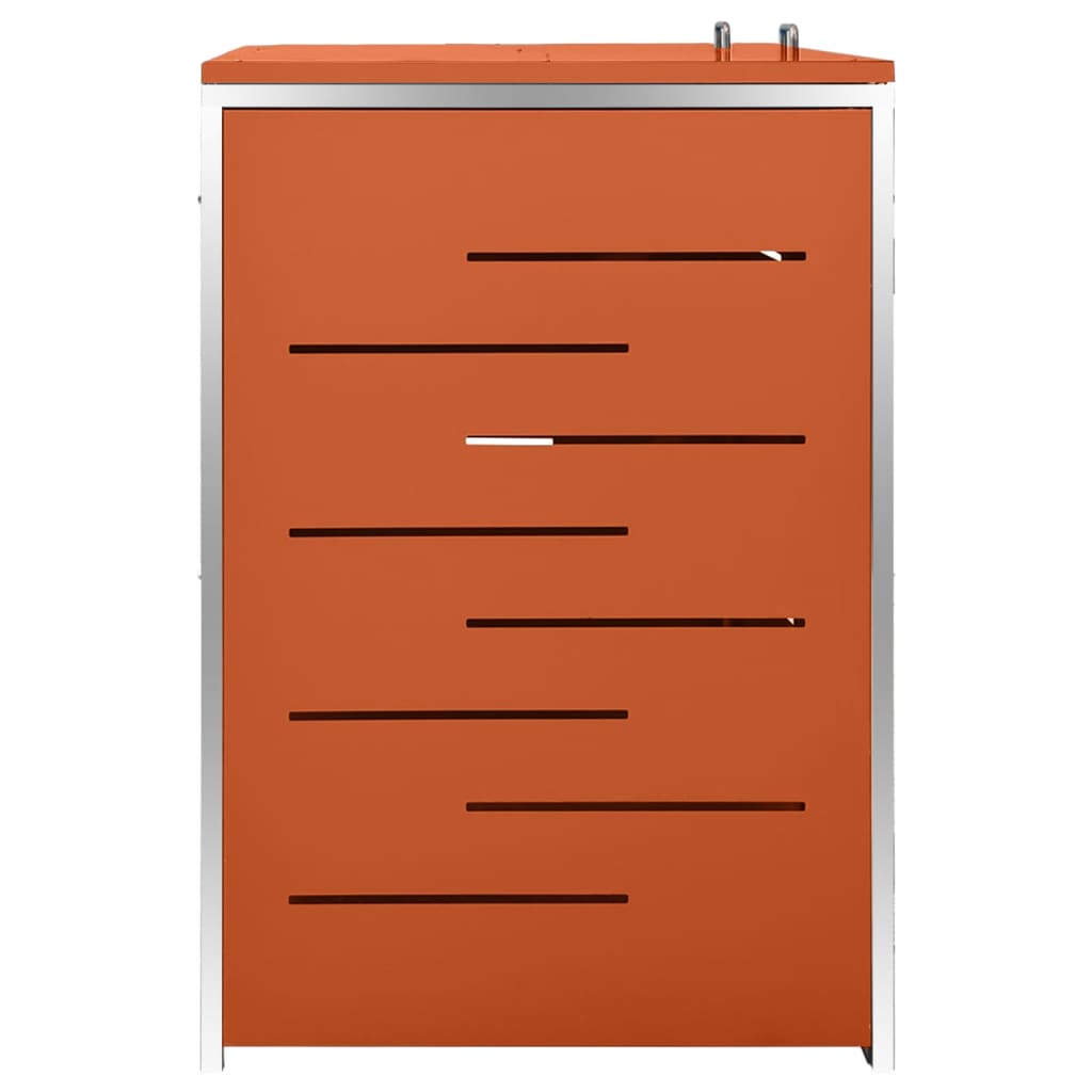 Containerberging dubbel 138x77,5x112,5 cm roestvrij staal is nu te koop bij PeponiXL, paradijselijk wonen!
