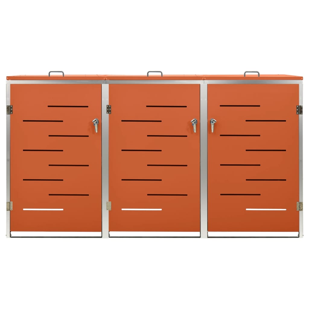 Containerberging driedubbel 207x77,5x112,5 cm roestvrij staal is nu te koop bij PeponiXL, paradijselijk wonen!