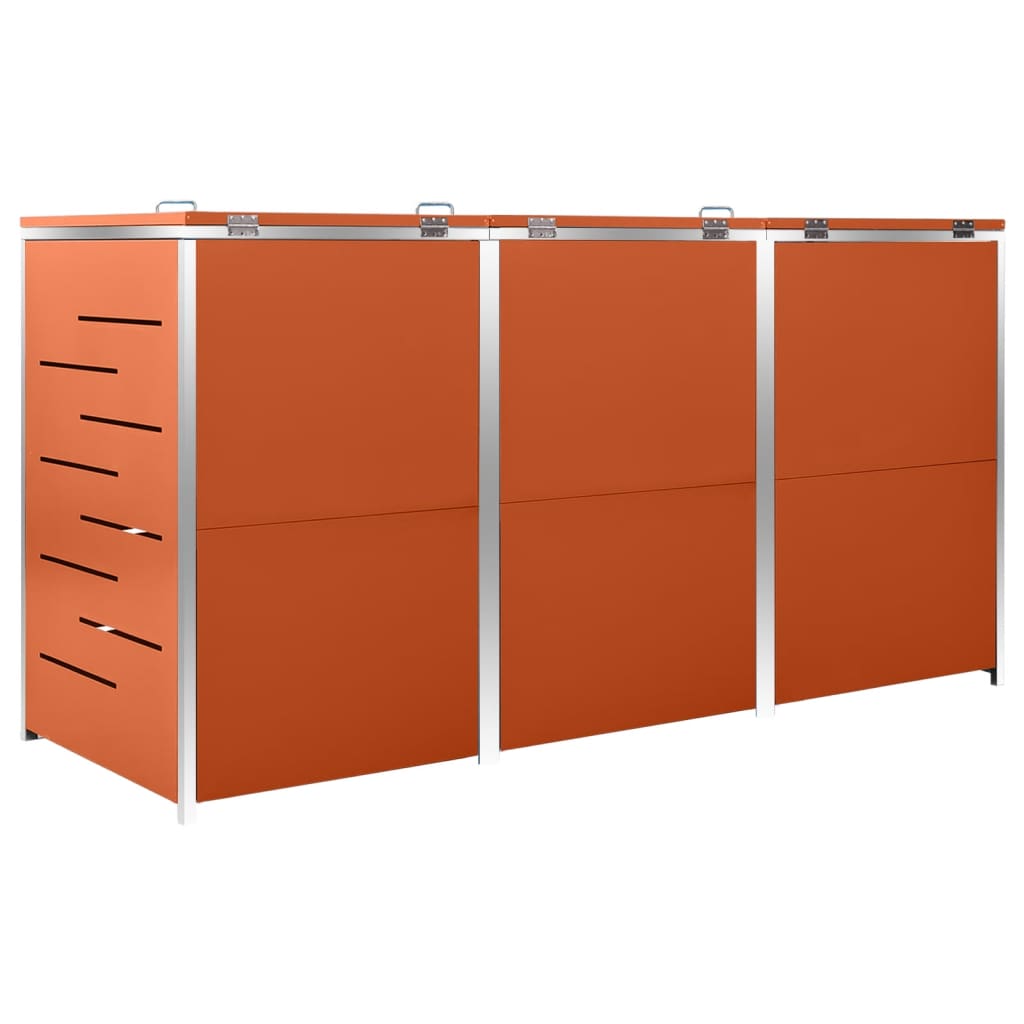 Containerberging driedubbel 207x77,5x112,5 cm roestvrij staal is nu te koop bij PeponiXL, paradijselijk wonen!