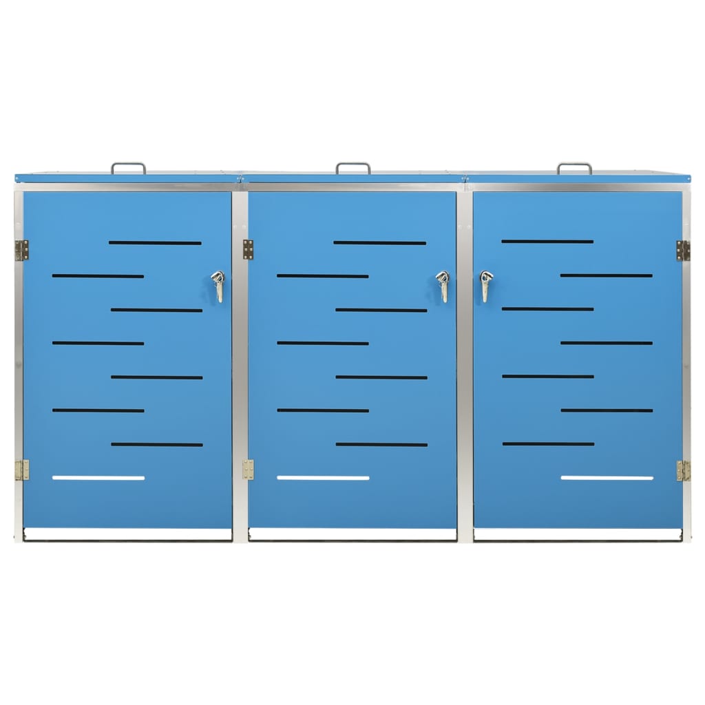 Containerberging driedubbel 207x77,5x112,5 cm roestvrij staal is nu te koop bij PeponiXL, paradijselijk wonen!