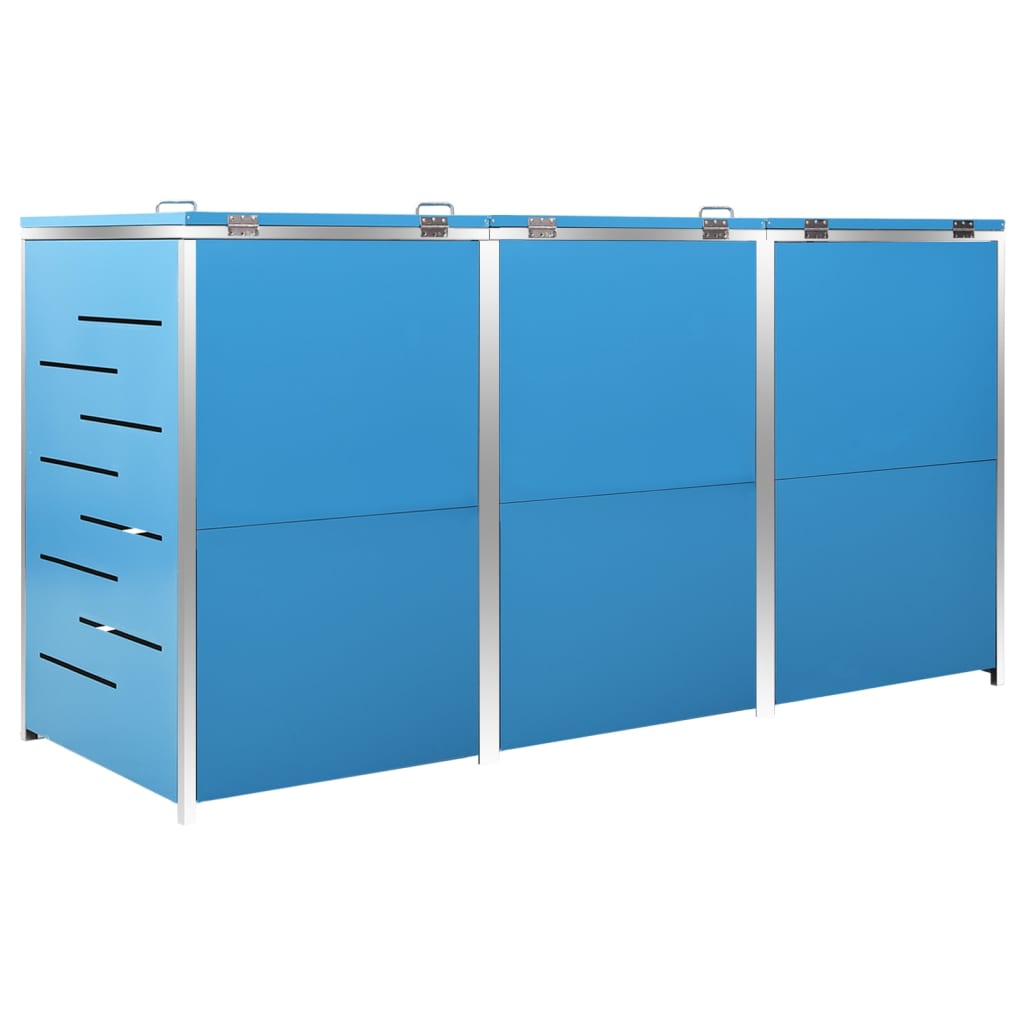 Containerberging driedubbel 207x77,5x112,5 cm roestvrij staal is nu te koop bij PeponiXL, paradijselijk wonen!