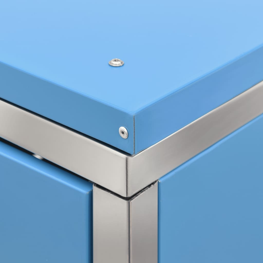Containerberging driedubbel 207x77,5x112,5 cm roestvrij staal is nu te koop bij PeponiXL, paradijselijk wonen!