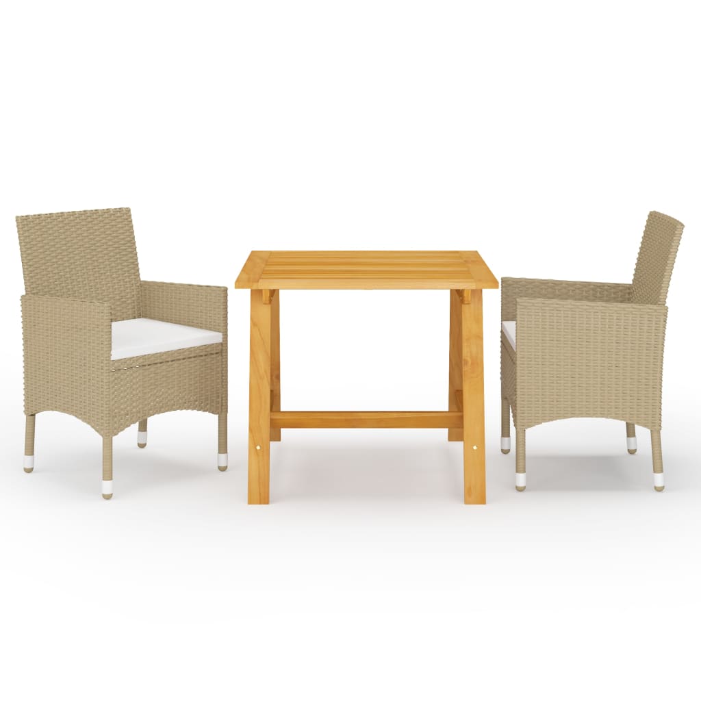 3-delige Tuinset beige is nu te koop bij PeponiXL, paradijselijk wonen!