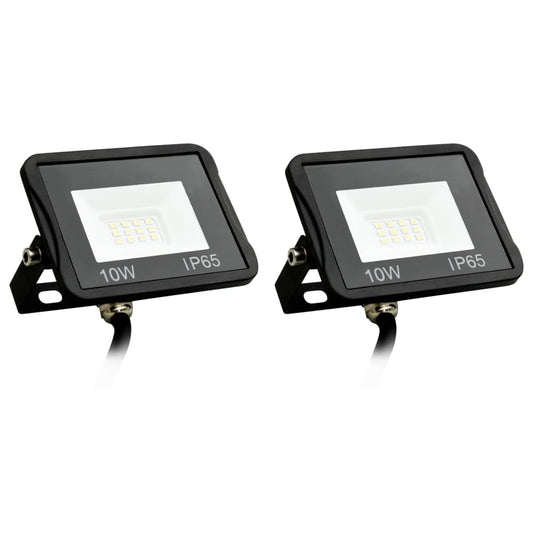 Spotlights 2 st LED 10 W koudwit is nu te koop bij PeponiXL, paradijselijk wonen!