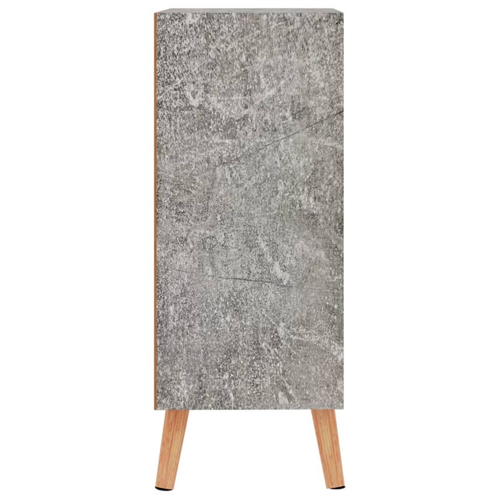 Dressoir 60x30x72 cm bewerkt hout betongrijs is nu te koop bij PeponiXL, paradijselijk wonen!