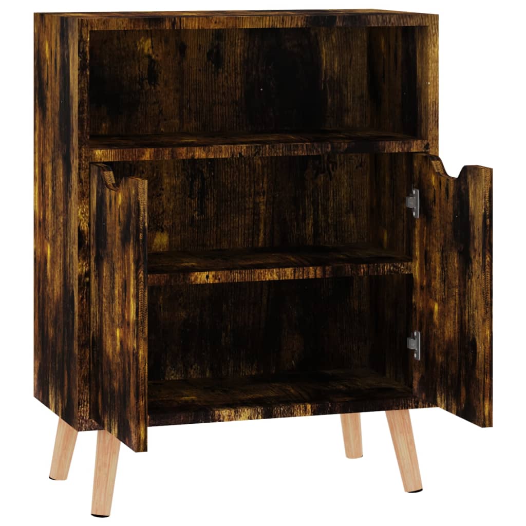 Dressoir 60x30x72 cm bewerkt hout gerookt eikenkleurig is nu te koop bij PeponiXL, paradijselijk wonen!