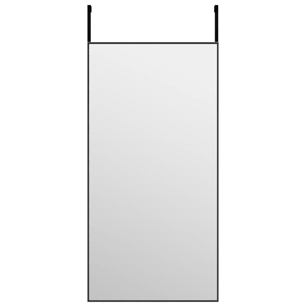 Deurspiegel 40x80 cm glas en aluminium zwart is nu te koop bij PeponiXL, paradijselijk wonen!