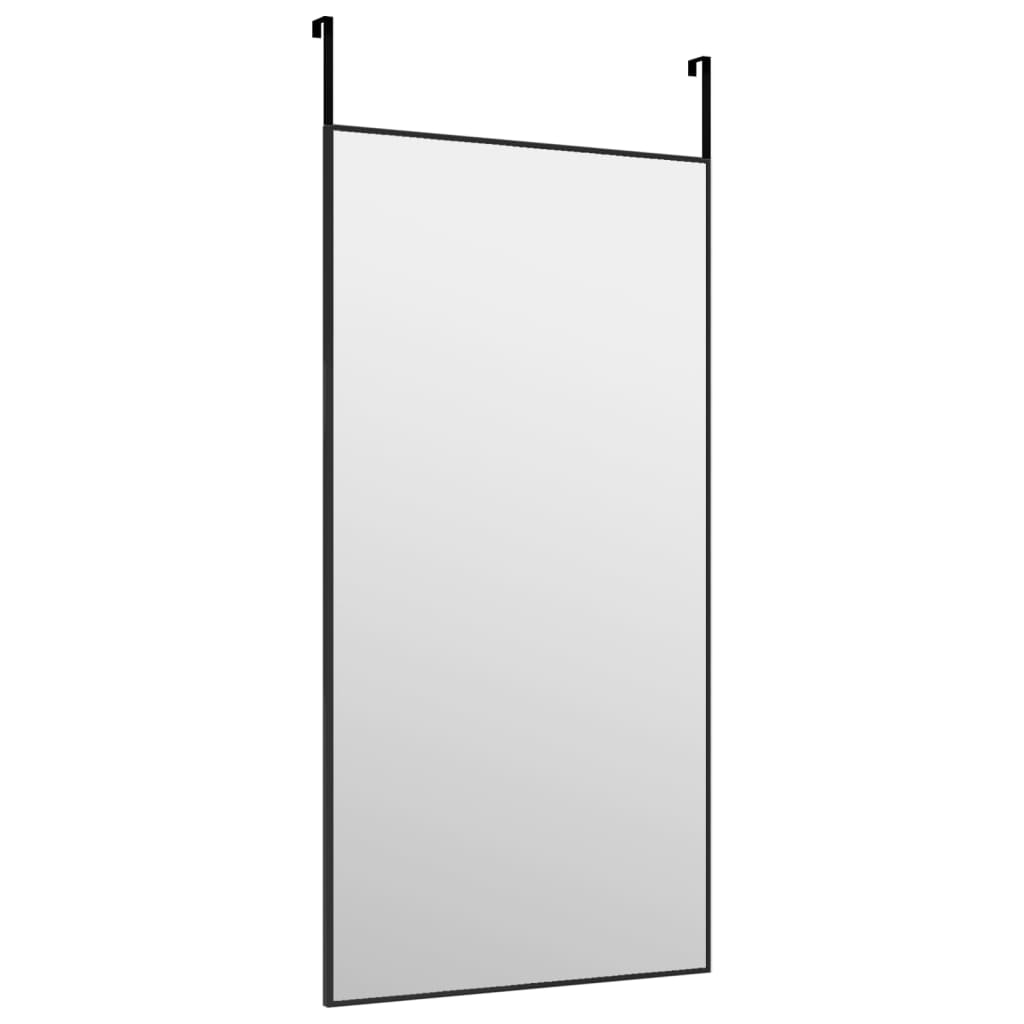Deurspiegel 40x80 cm glas en aluminium zwart is nu te koop bij PeponiXL, paradijselijk wonen!