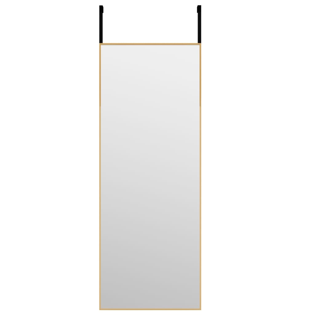 Deurspiegel 30x80 cm glas en aluminium goudkleurig is nu te koop bij PeponiXL, paradijselijk wonen!