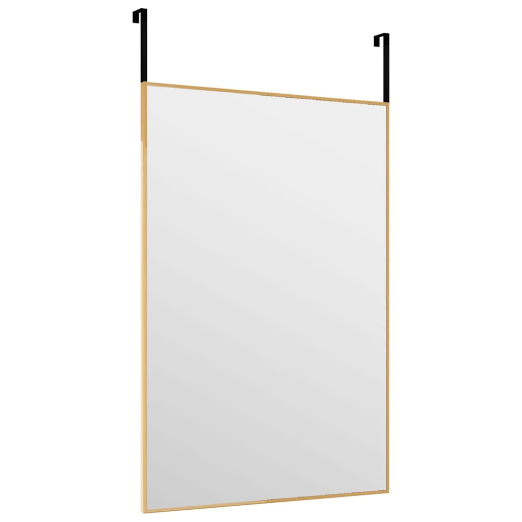 Deurspiegel 40x60 cm glas en aluminium goudkleurig is nu te koop bij PeponiXL, paradijselijk wonen!