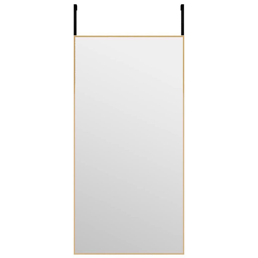 Deurspiegel 40x80 cm glas en aluminium goudkleurig is nu te koop bij PeponiXL, paradijselijk wonen!