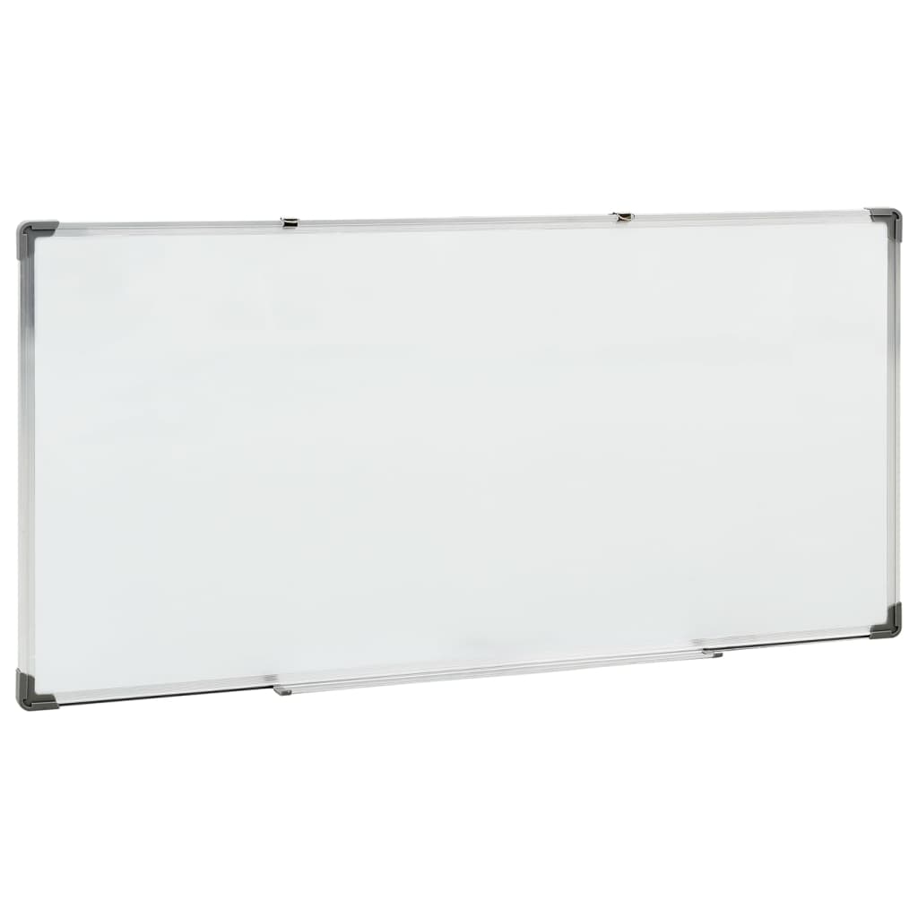Whiteboard magnetisch 110x60 cm staal wit is nu te koop bij PeponiXL, paradijselijk wonen!