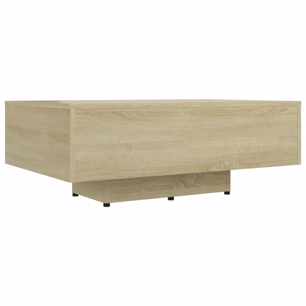 Salontafel 85x55x31 cm bewerkt hout sonoma eikenkleurig is nu te koop bij PeponiXL, paradijselijk wonen!