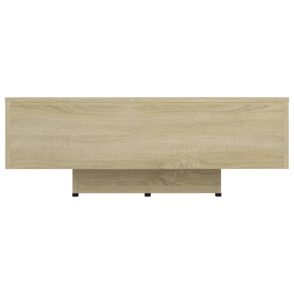 Salontafel 85x55x31 cm bewerkt hout sonoma eikenkleurig is nu te koop bij PeponiXL, paradijselijk wonen!