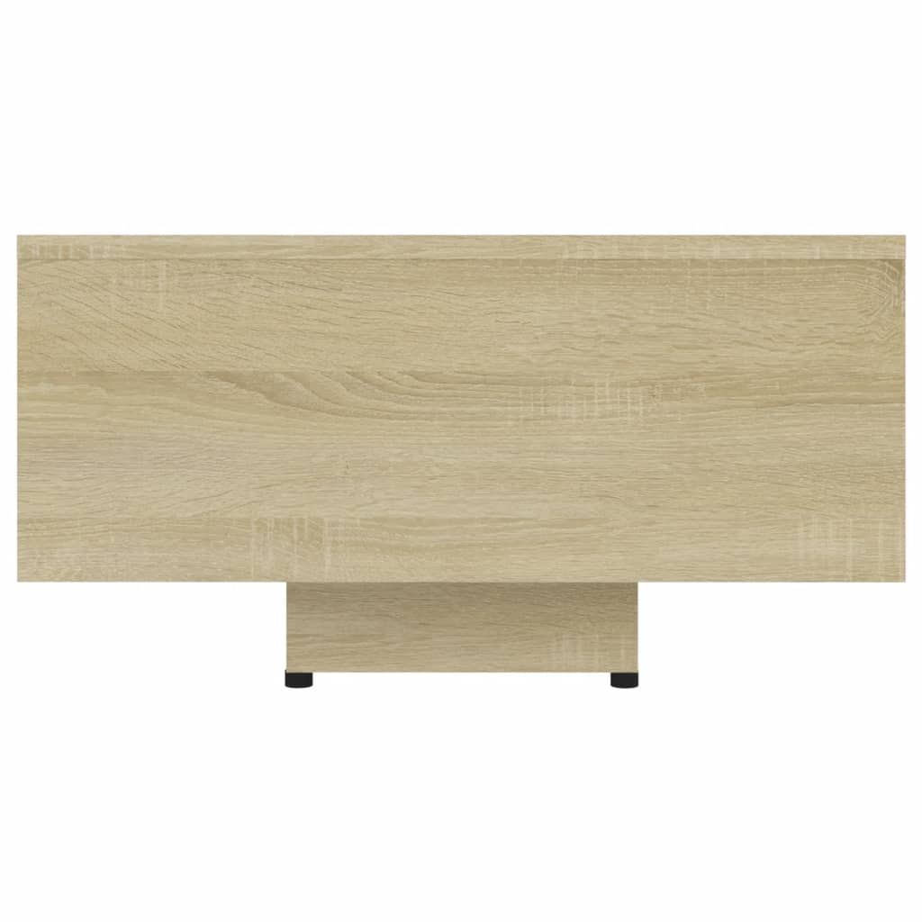 Salontafel 85x55x31 cm bewerkt hout sonoma eikenkleurig is nu te koop bij PeponiXL, paradijselijk wonen!