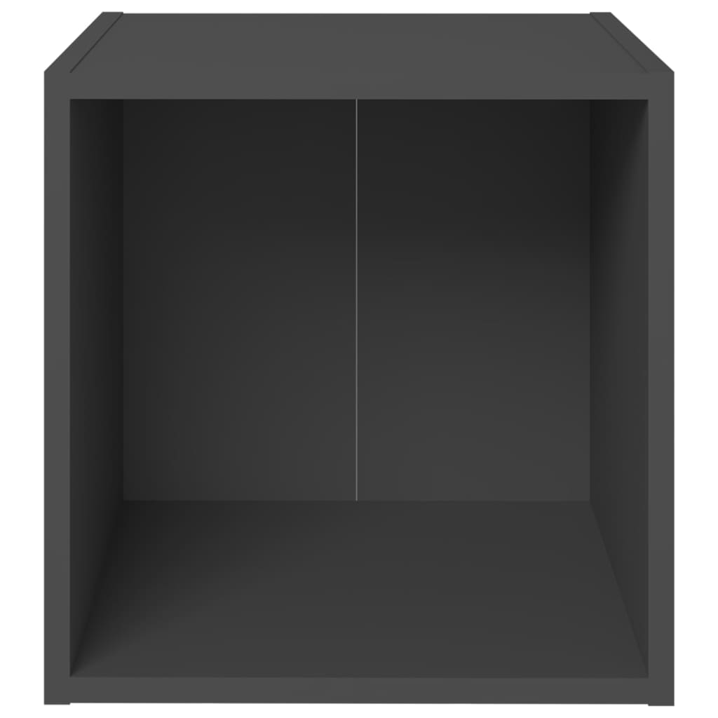Tv-meubelen 4 st 37x35x37 cm bewerkt hout grijs is nu te koop bij PeponiXL, paradijselijk wonen!