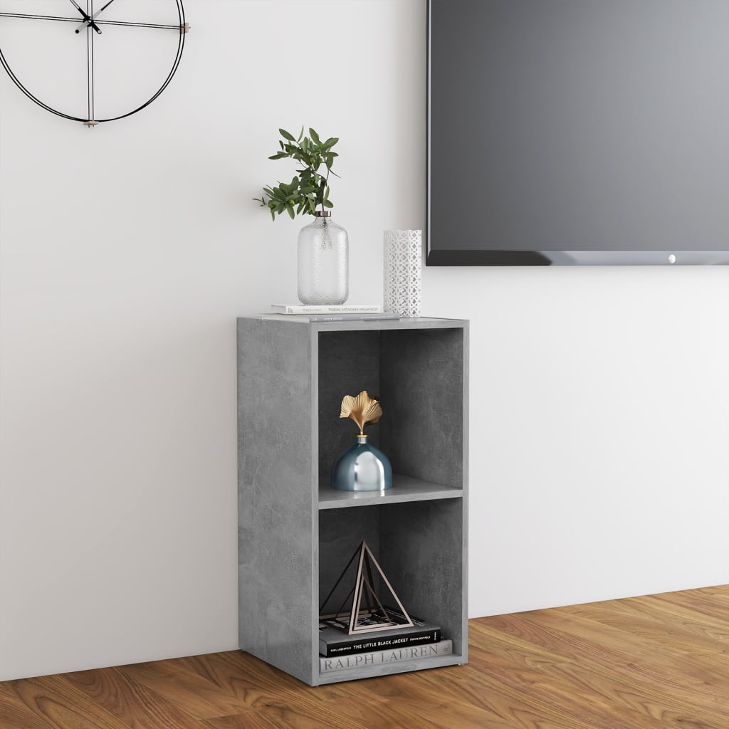 Tv-meubel 72x35x36,5 cm bewerkt hout betongrijs is nu te koop bij PeponiXL, paradijselijk wonen!