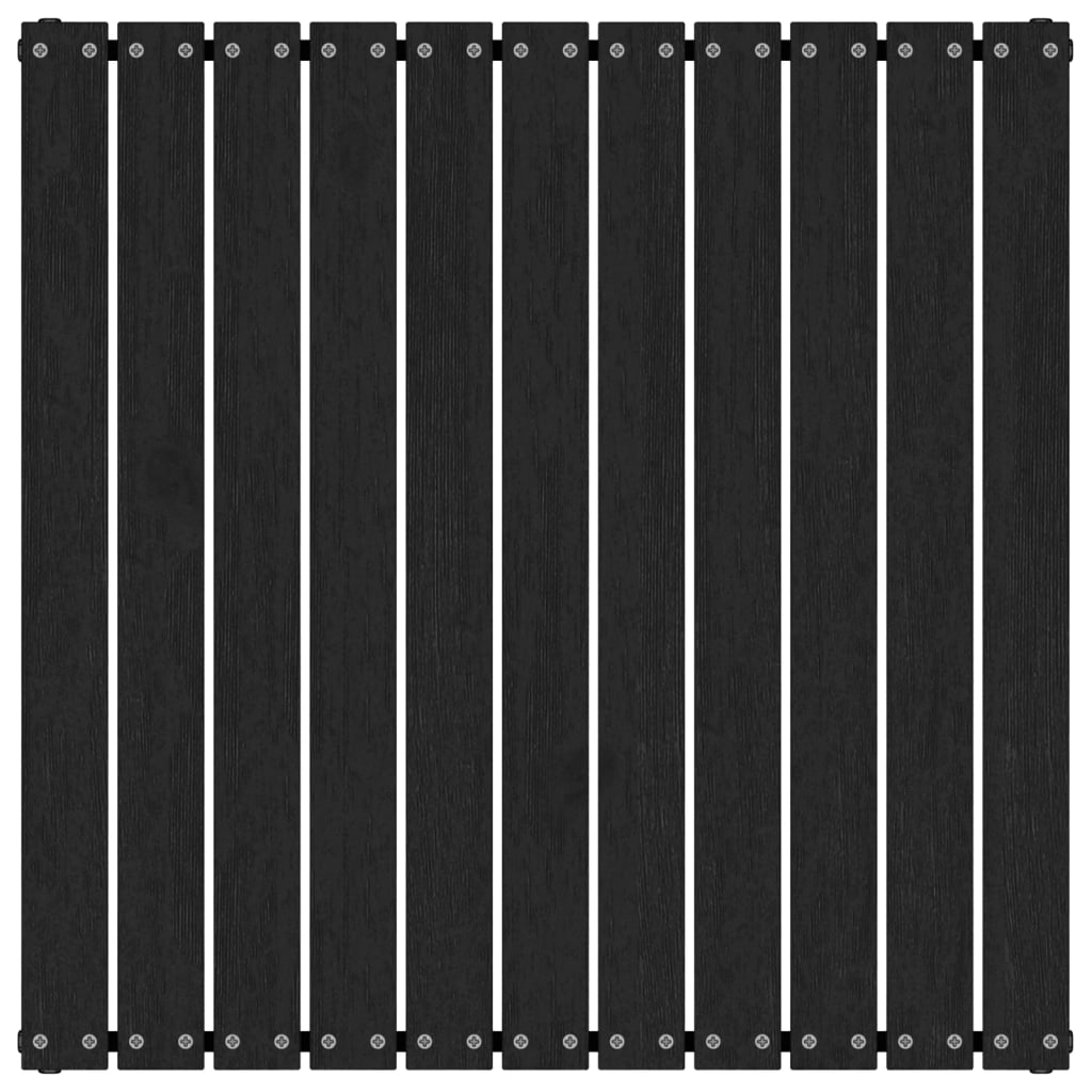 Tuinvoetenbank met kussen massief grenenhout zwart is nu te koop bij PeponiXL, paradijselijk wonen!