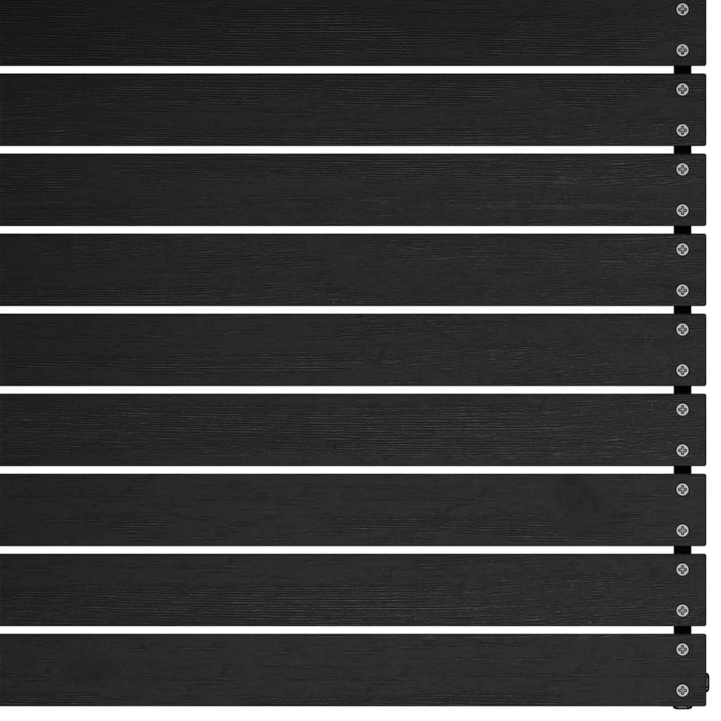 Tuinbank 2-zits met kussens massief grenenhout zwart is nu te koop bij PeponiXL, paradijselijk wonen!