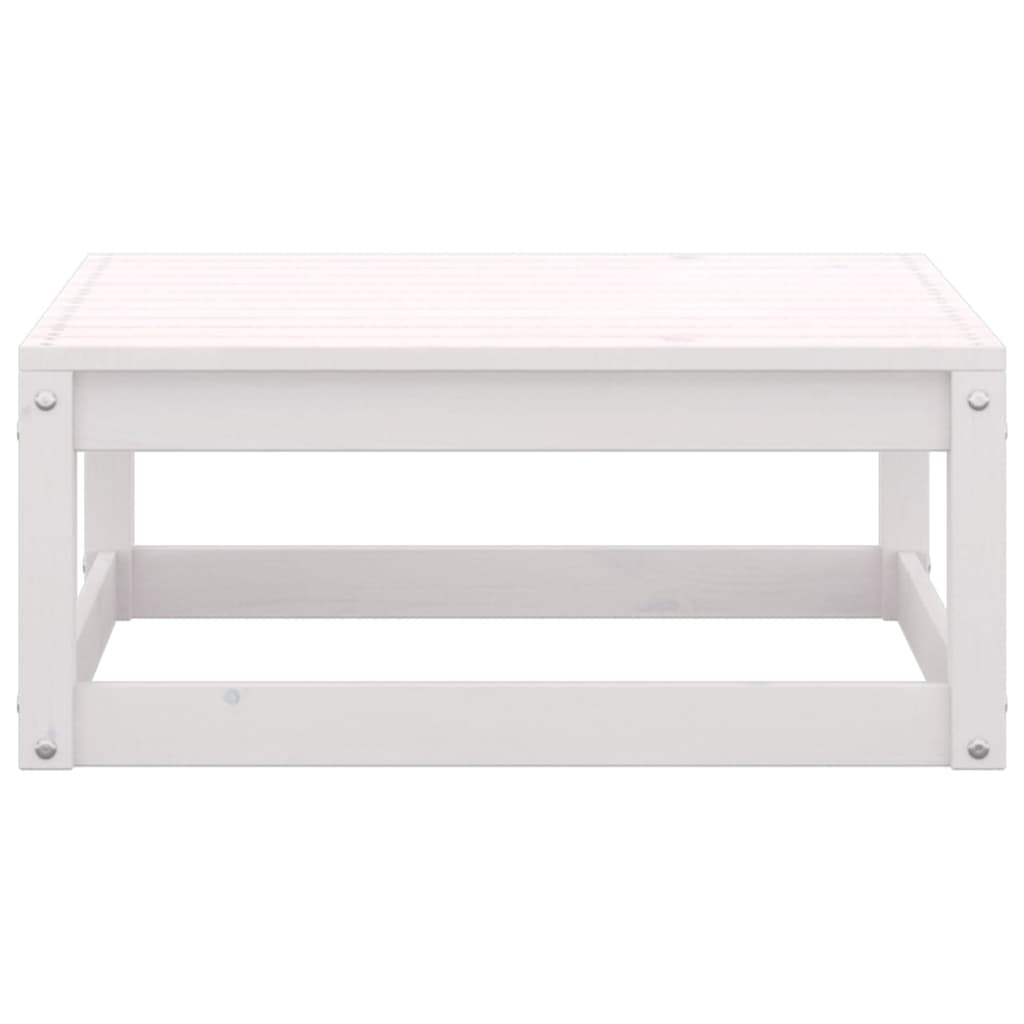 2-delige Loungeset met kussens massief grenenhout wit is nu te koop bij PeponiXL, paradijselijk wonen!