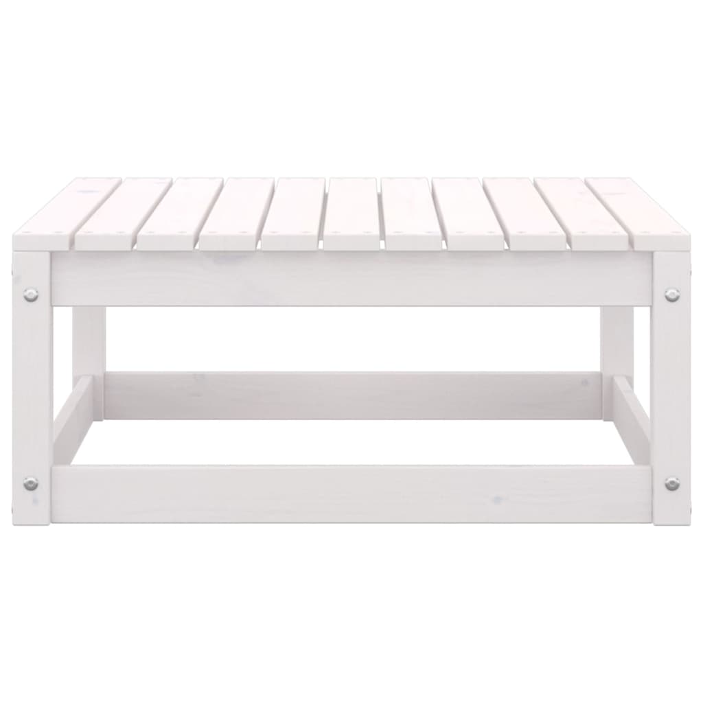 2-delige Loungeset met kussens massief grenenhout wit is nu te koop bij PeponiXL, paradijselijk wonen!