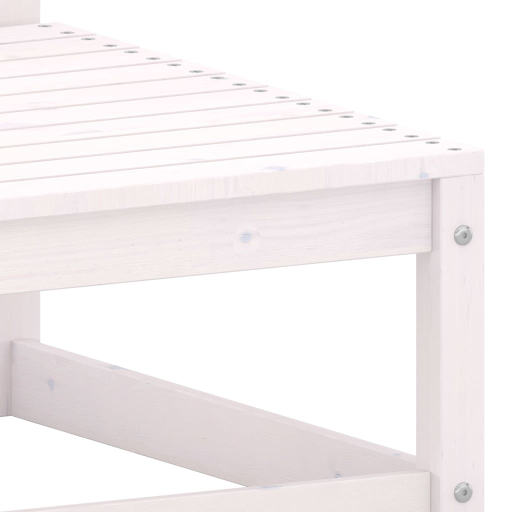 2-delige Loungeset met kussens massief grenenhout wit is nu te koop bij PeponiXL, paradijselijk wonen!