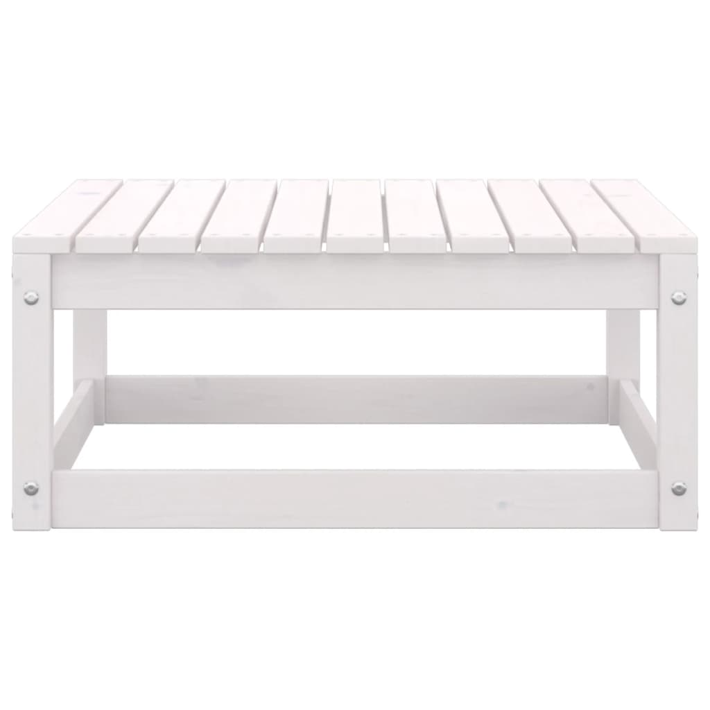 3-delige Loungeset met kussens massief grenenhout wit is nu te koop bij PeponiXL, paradijselijk wonen!