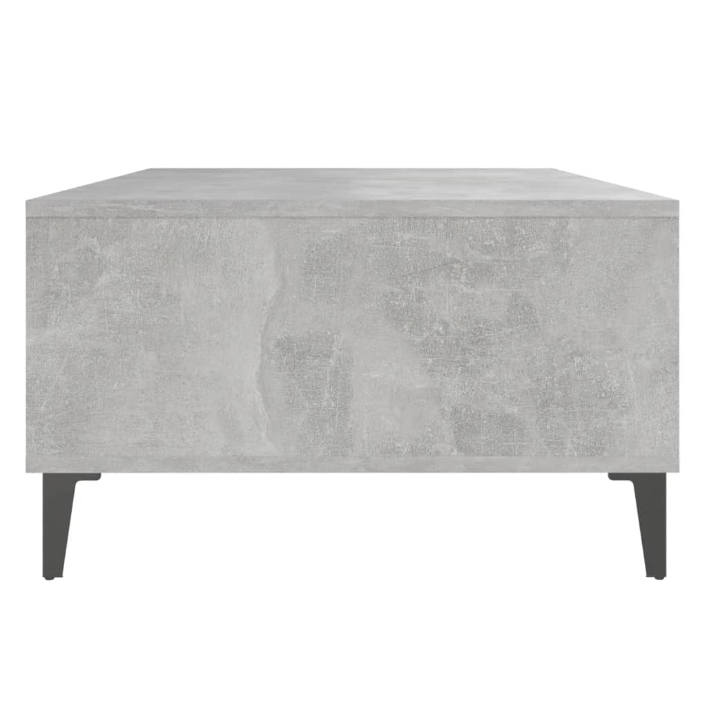 Salontafel 103,5x60x35 cm bewerkt hout betongrijs is nu te koop bij PeponiXL, paradijselijk wonen!
