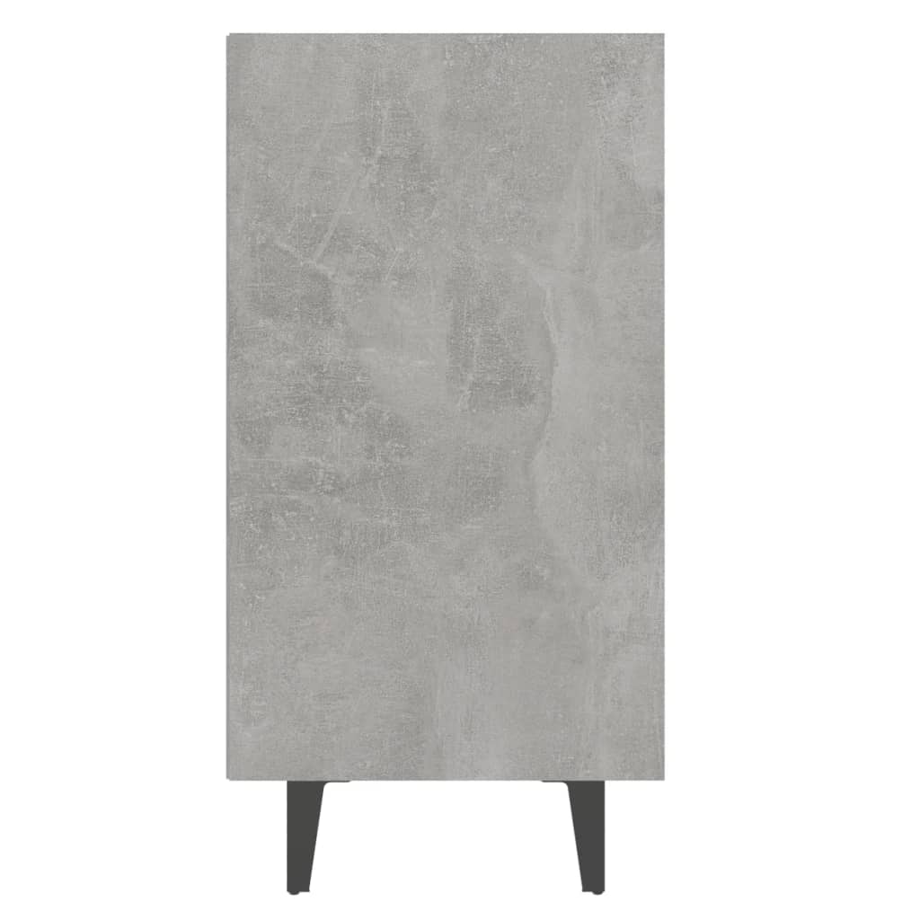 Dressoir 103,5x35x70 cm bewerkt hout betongrijs is nu te koop bij PeponiXL, paradijselijk wonen!