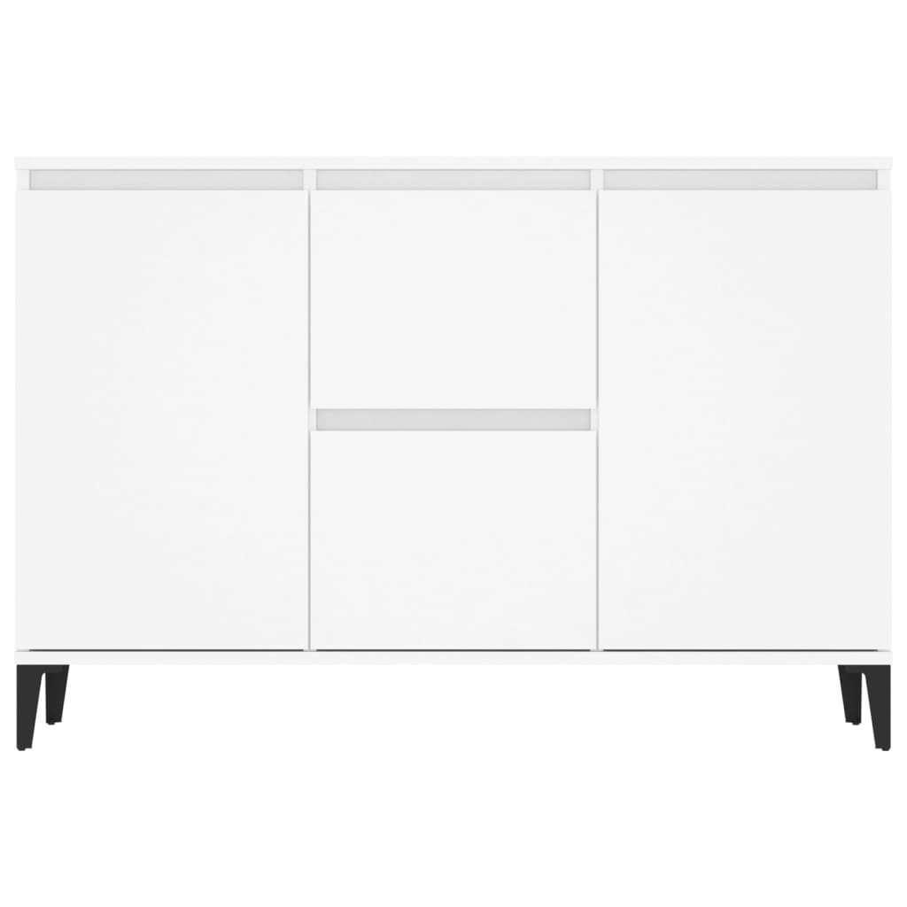 Dressoir 102x35x70 cm bewerkt hout wit is nu te koop bij PeponiXL, paradijselijk wonen!