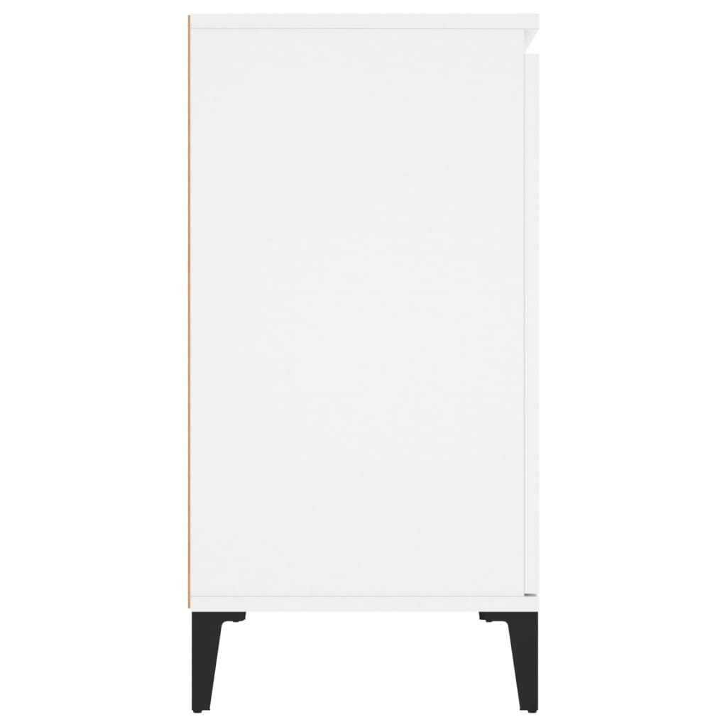 Dressoir 102x35x70 cm bewerkt hout wit is nu te koop bij PeponiXL, paradijselijk wonen!