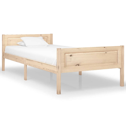 Bedframe massief grenenhout 90x200 cm is nu te koop bij PeponiXL, paradijselijk wonen!