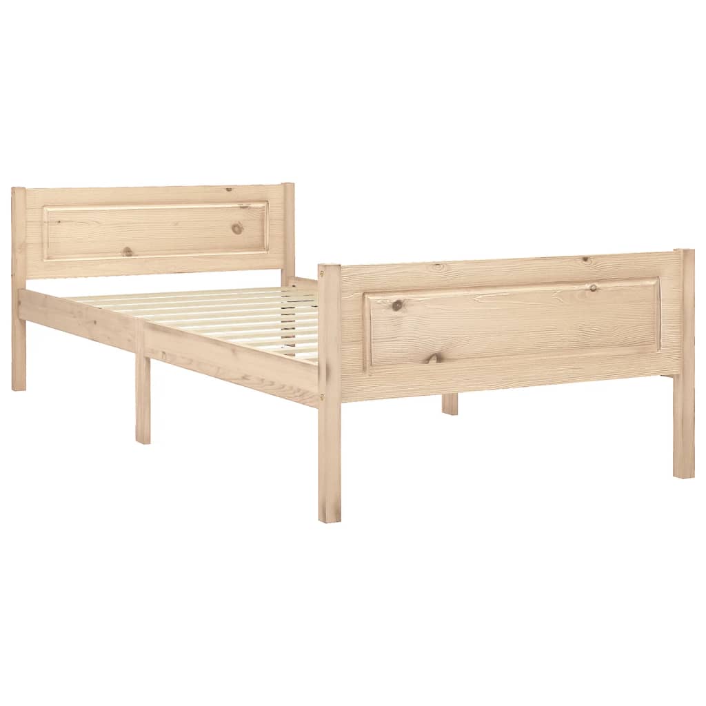 Bedframe massief grenenhout 90x200 cm is nu te koop bij PeponiXL, paradijselijk wonen!